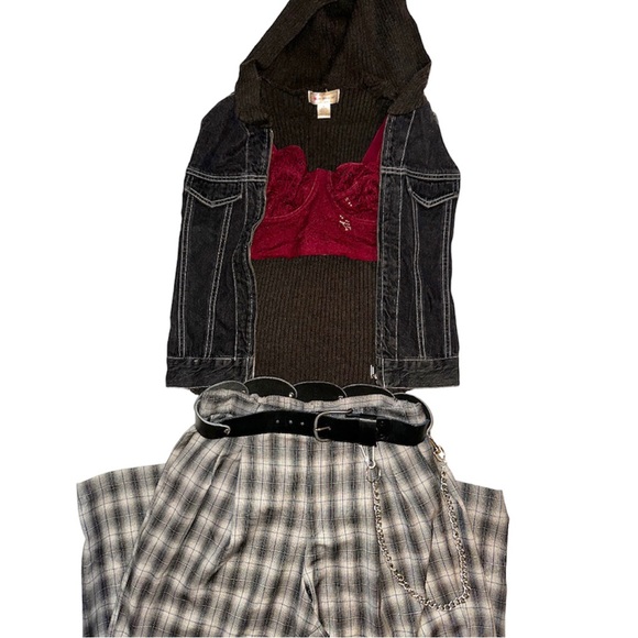 Y2k Black Chunky Belt - Picture 2 of 6